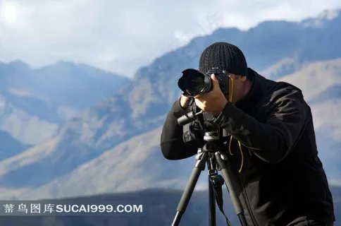 工作中的摄影师