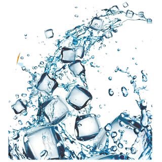 夏季清凉冰块素材