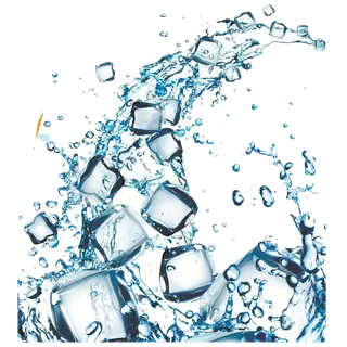 夏季清凉冰块素材