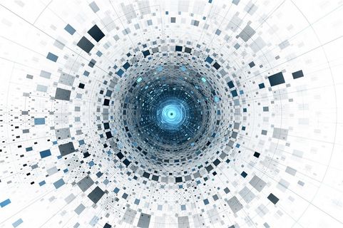 时尚立体几何图形背景高清图片