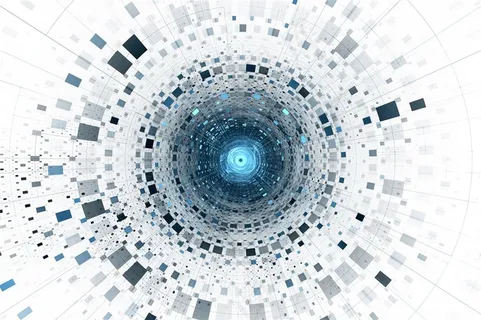 时尚立体几何图形背景高清图片