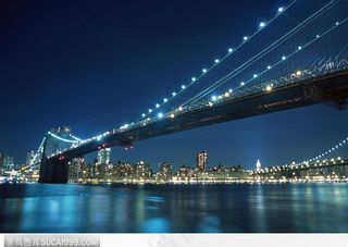 城市 夜景 桥梁