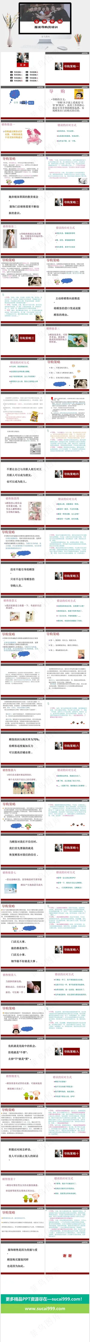 金牌服装导购员培训PPT课件预览图
