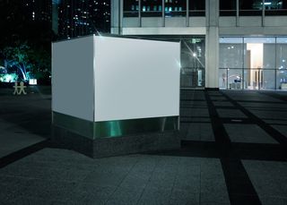 灯箱样机 广告牌 户外广告 装置  (6)