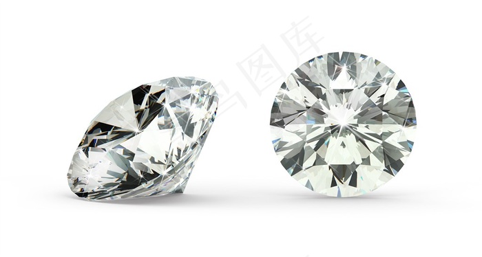 圆形钻石展示高清图片