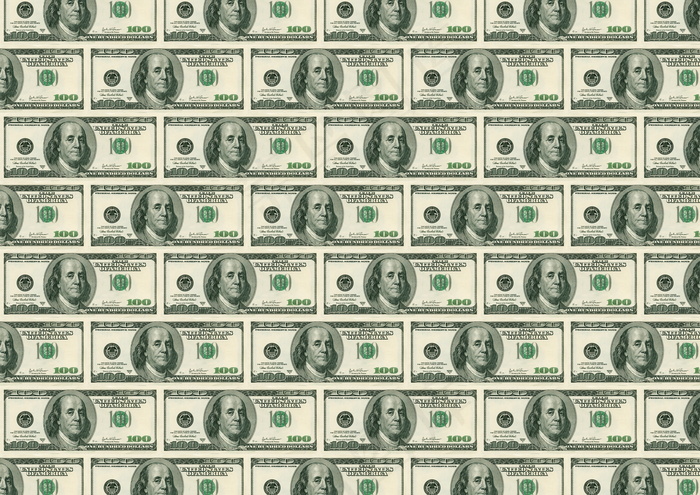 一百美元图片