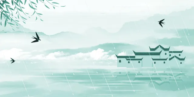 中国复古国风国潮清明节青团插画海报背景春季踏青春游psd素材图 中国复古国风国潮清明节青团插画海报背景春季踏青春游psd素材图