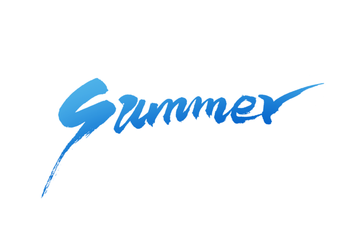 summer夏季英文字体设计