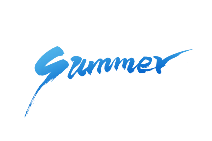 summer夏季英文字体设计