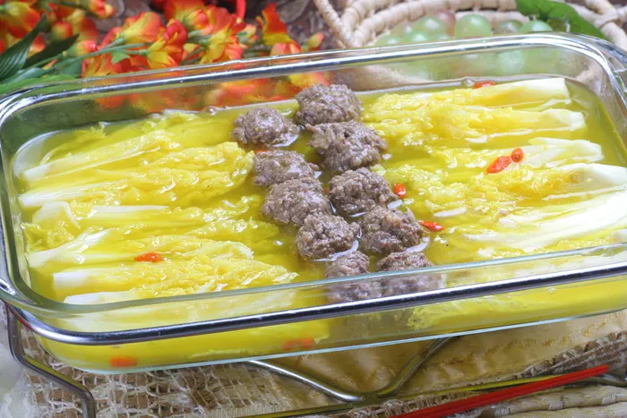 阿胶肉丸浸时蔬