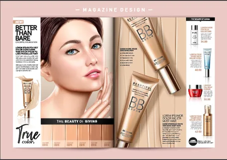 设计广告化妆品素材
