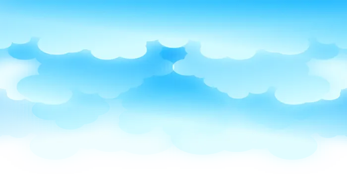 蓝天白云卡通