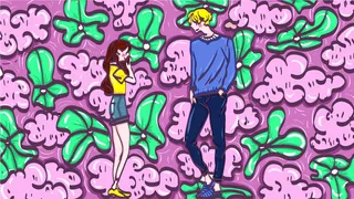 卡通涂鸦街头彩色墙绘壁纸插画儿童创意嘻哈漫画图集AI素材