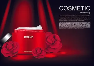 设计化妆品样品素材