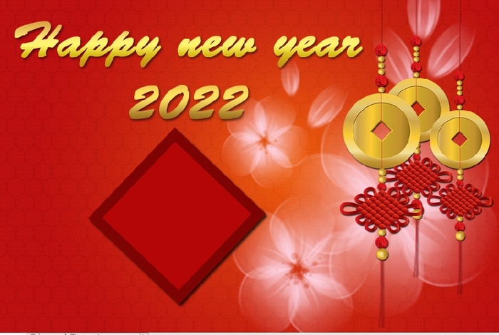 祝贺新年发财背景psd模版下载