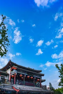 大明湖的蓝天白云 大明湖的蓝天白云