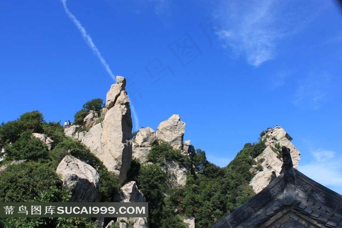 翠华山山峰迷人风景素材