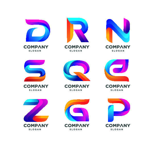 图标识标志公司字母企业商标品牌LOGO设计素材矢量模板