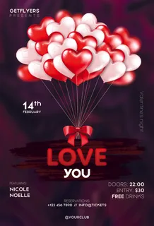 2.14情人节爱情psd模式 2.14情人节爱情psd模式