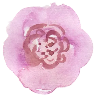 唯美森系手绘水彩花朵 免抠