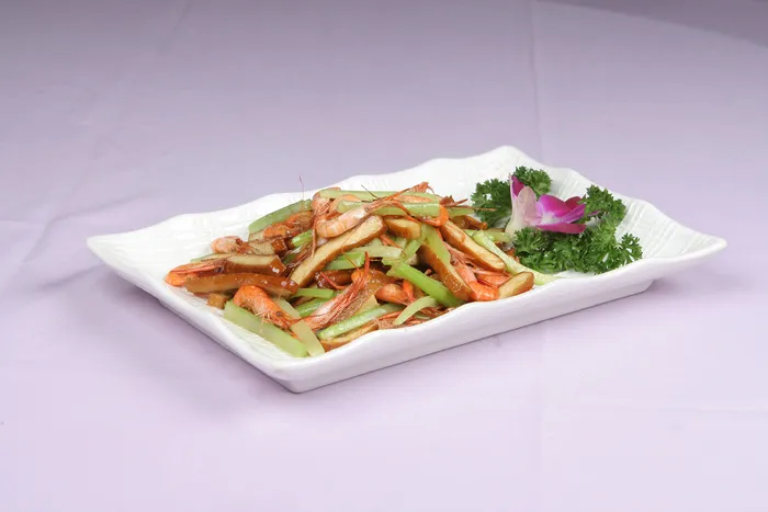 香芹小虾炒豆干-凯龙食神府