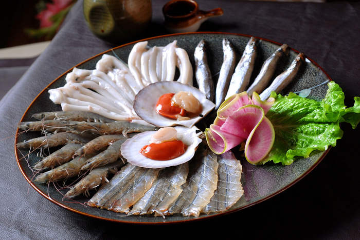 美食海鲜拼盘