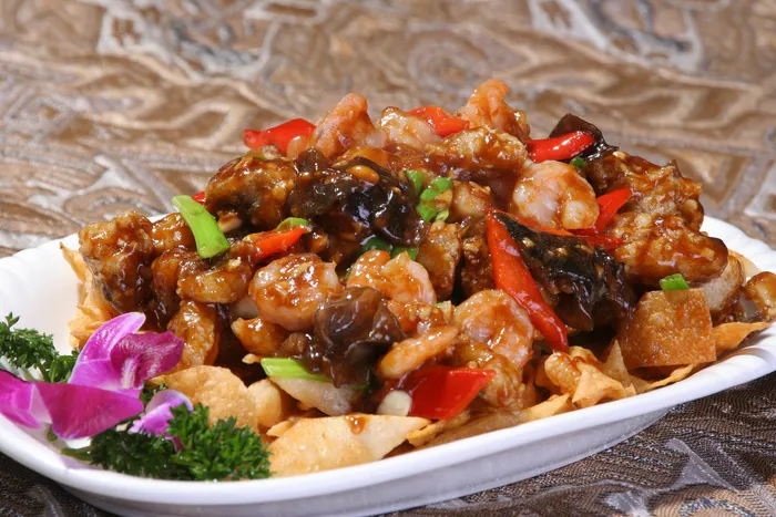 脆饼双鲜  25元