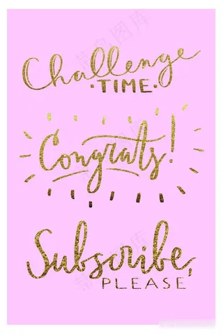 唯美艺术英文时尚插画