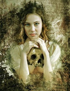 清新唯美可爱的女孩摄影图片