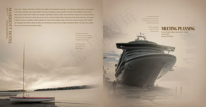 轮船宣传海报-1psd模版下载