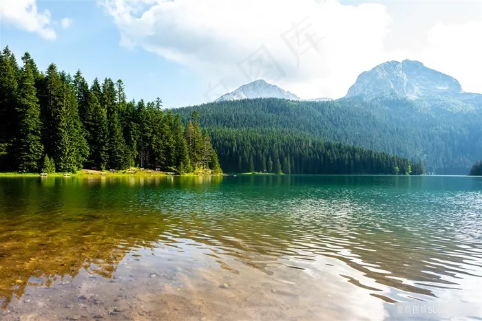 青山绿水风景图片