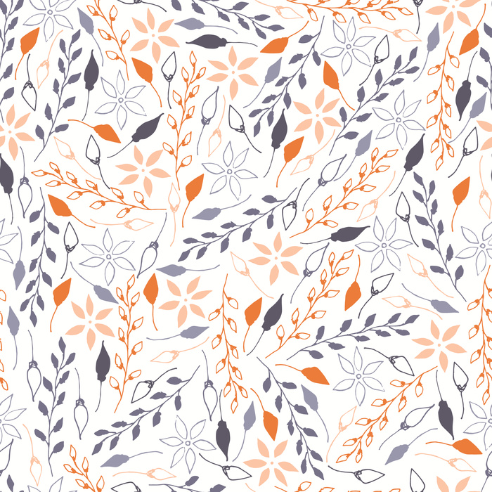 卡通植物背景植物可爱底纹背景