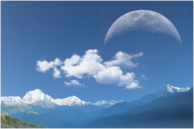 冬天自然背景风景