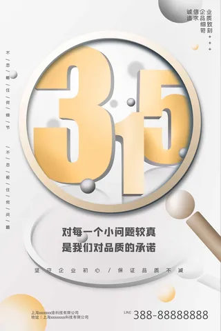 315 315活动海报