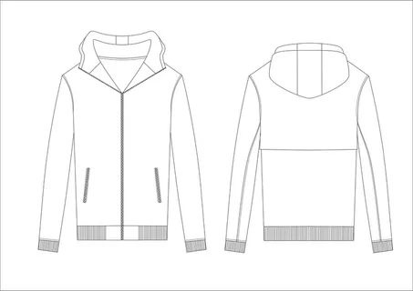 风衣款连帽外套明拉链