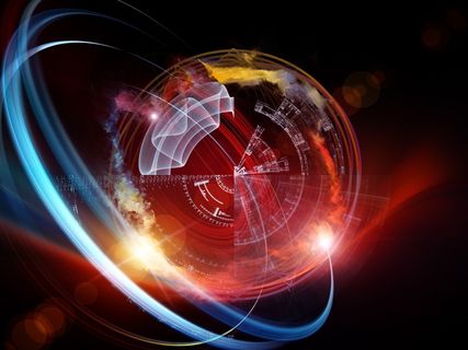 信息数码高科技创意背景