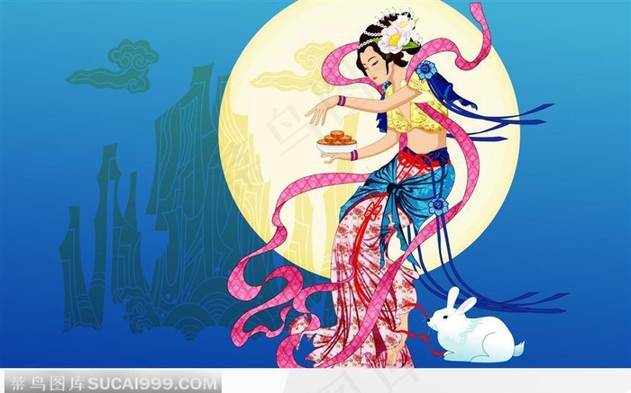 嫦娥奔月送月饼