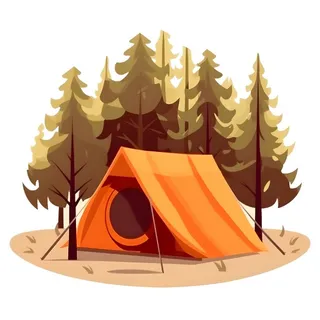 野外露营帐篷免抠