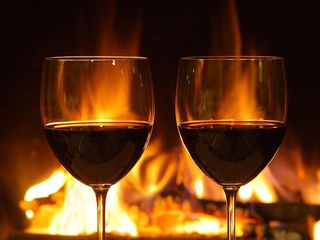 西式美食与葡萄酒高清大图