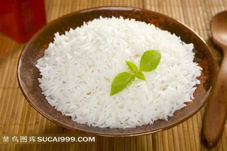 餐饮美食米饭写真图