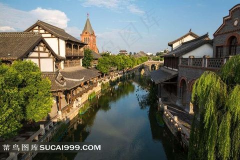 山东枣庄台儿庄美景摄影