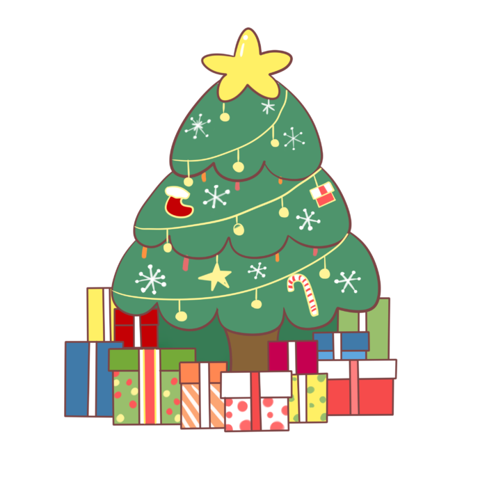 圣诞节平安夜圣诞树免扣素材圣诞元素