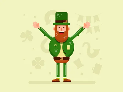 绿色马戏团小人玩偶