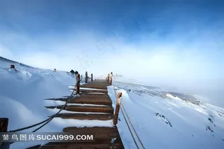 吉林长白山雪景摄影