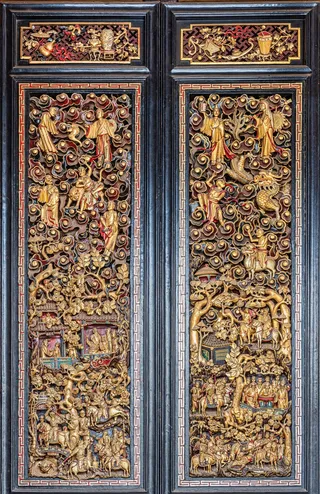 通海三圣宫木雕