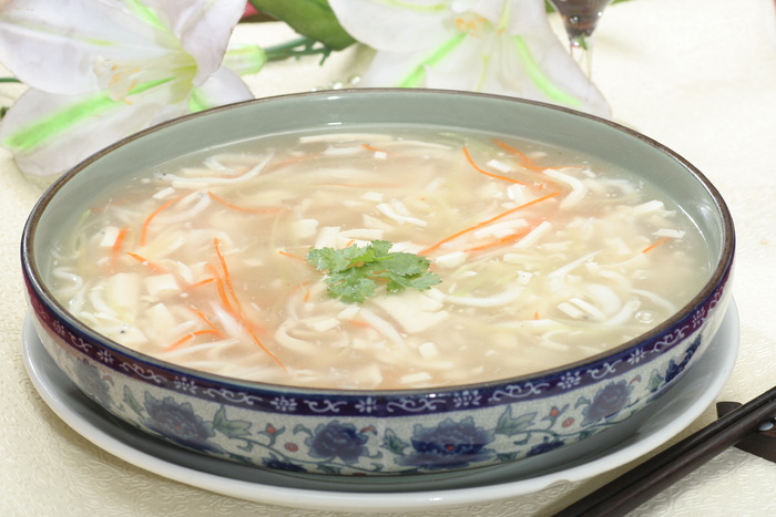 银鱼豆花羹 (2)