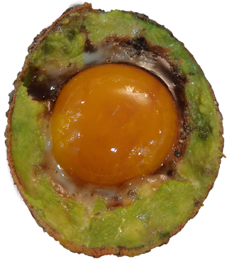 牛油果烤蛋免抠实物实拍摄影元素素材