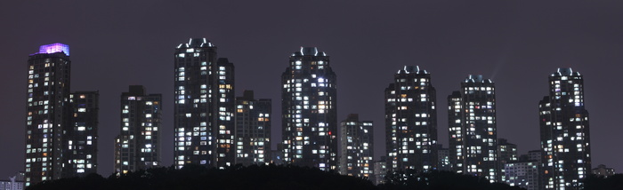 高清唯美城市夜景高楼大厦