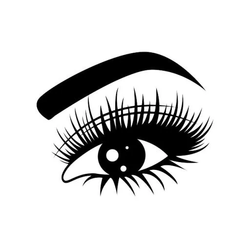 睫毛 PNG免抠(640x640)