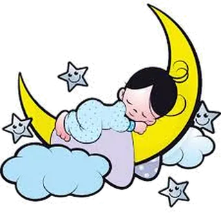孩子睡觉卡通